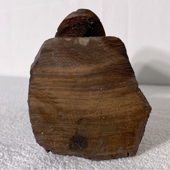 Vintage Handcrafted Hand Carved Wooden Bird Sculpture - Picture 8 of 10